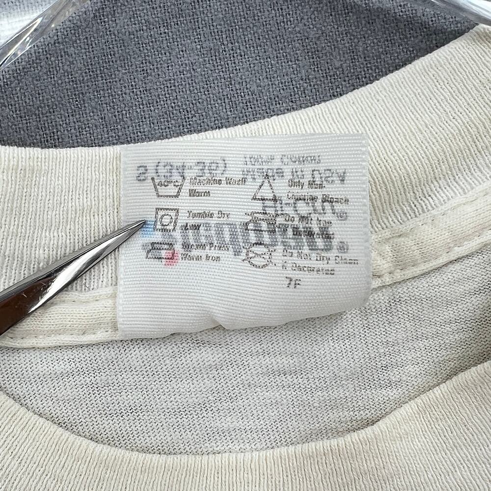VINTAGE Far Side Larsen Short Sleeve Tee Mens S White Natural History Museum - Picture 9 of 11